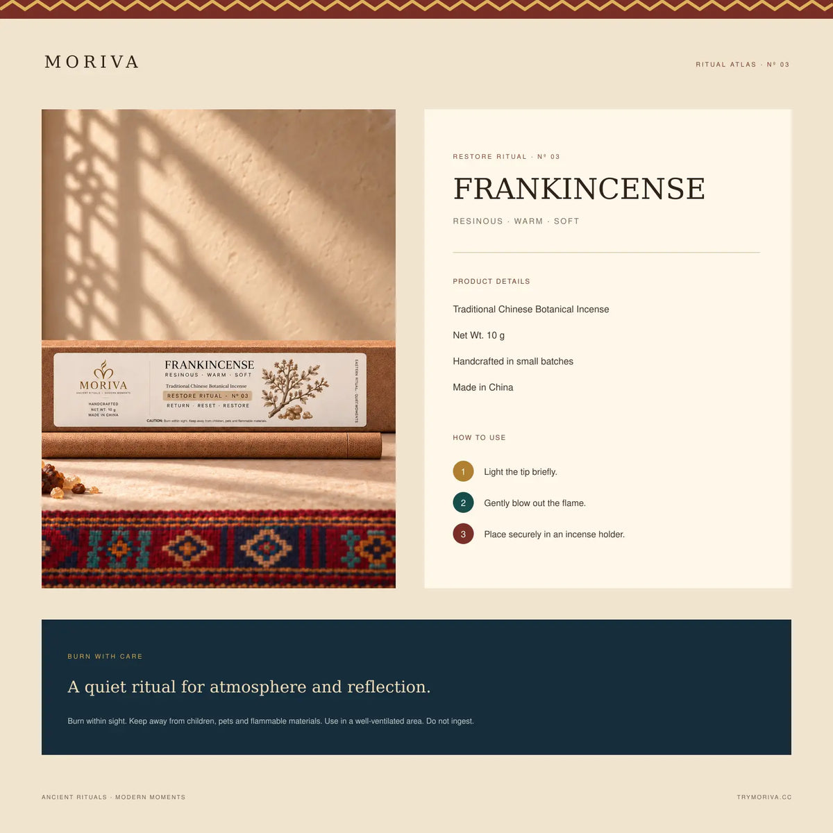 FRANKINCENSE | Tibetan Incense Sticks