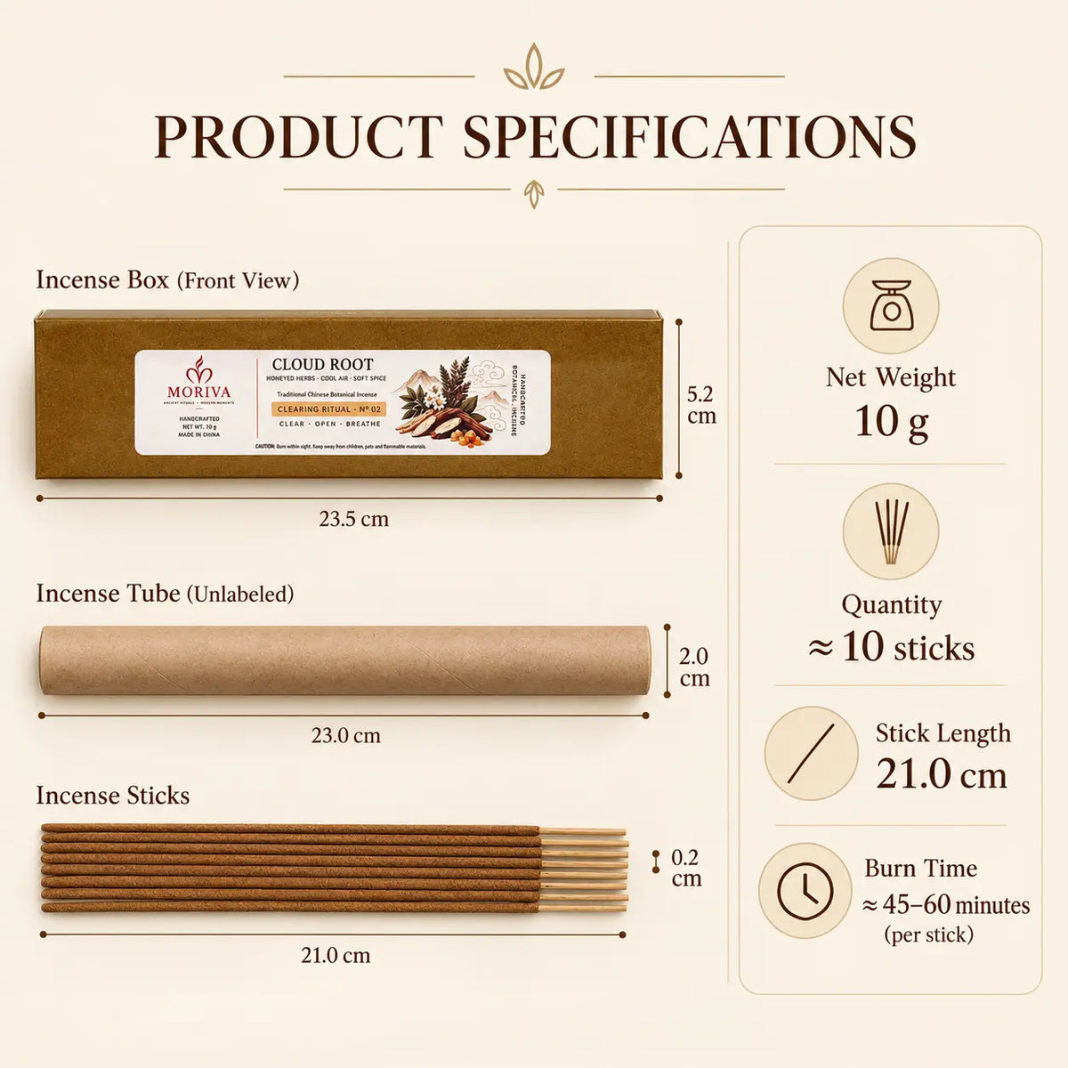 MORIVA-20261021-P001-08 | CLOUD ROOT | Botanical Incense