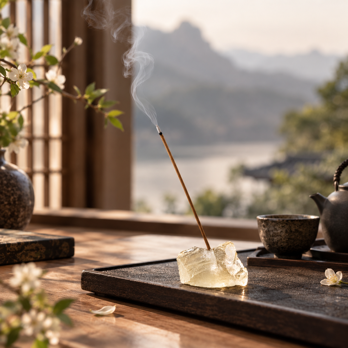 Citrine Crystal Incense Holder