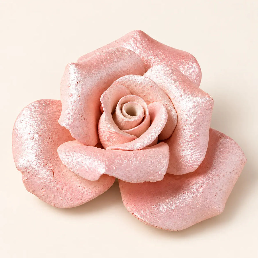MORIVA-20261021-P006-12 | Pink Ceramic Rose Incense Holder